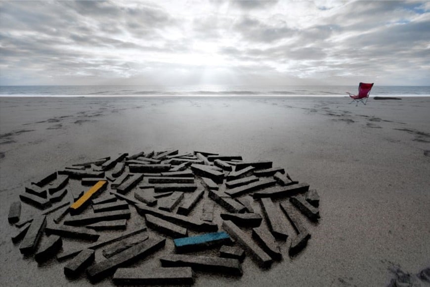 Fotografía de Sergio Fasola, de la muestra “Hola... soy Sergio Fasola”: “Land Art I”, de la serie “Terra Viva”.