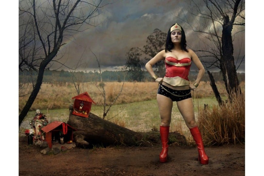 Fotografía de Sergio Fasola, de la muestra “Hola... soy Sergio Fasola”: “La gauchita”, de la serie “Ser argentino, una pasión”.