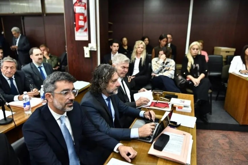 Primera audiencia del juicio por la muerte de Diego Maradona. Foto: Gentileza