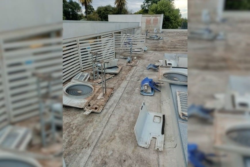 robo centro de salud de Nueva Pompeya