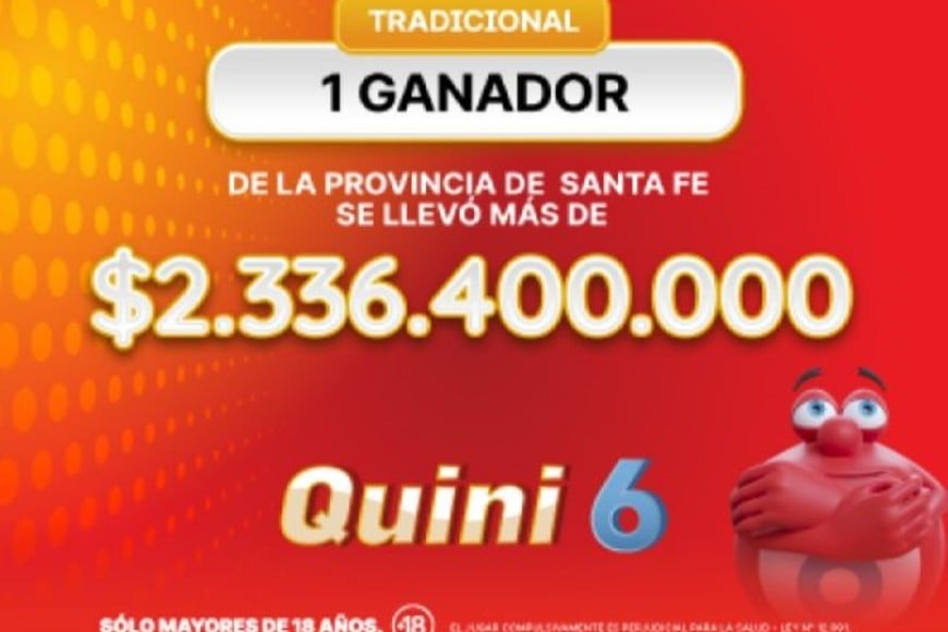 Imagen: Lotería de Santa Fe