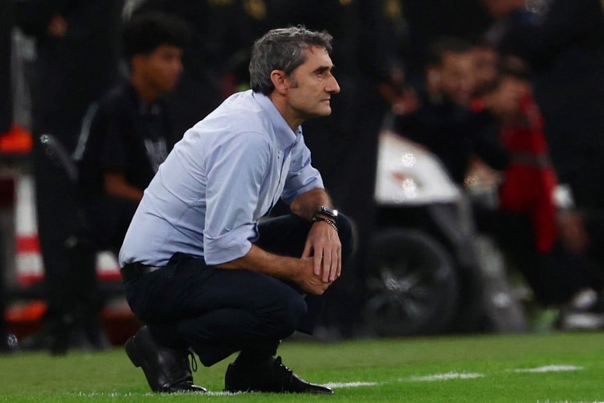 Soccer Football - Spanish Super Cup - Semi Final - Athletic Bilbao v FC Barcelona - King Abdullah Sports City, Jeddah, Saudi Arabia - January 8, 2025
Athletic Bilbao coach Ernesto Valverde REUTERS/Pedro Nunes