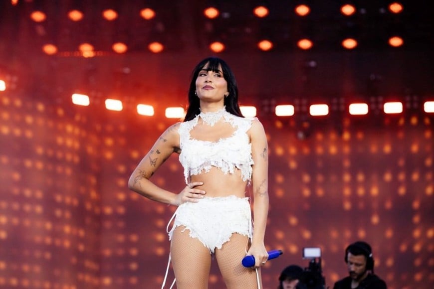 Aitana, cantante pop española, está presentando su cuarto disco, “Cuarto azul”