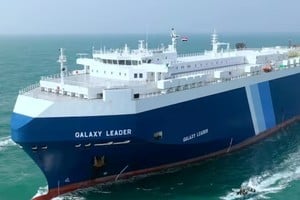 Mar Rojo frente a la costa de Yemen (Centro de Prensa de los Hutíes en Yemen via AP)