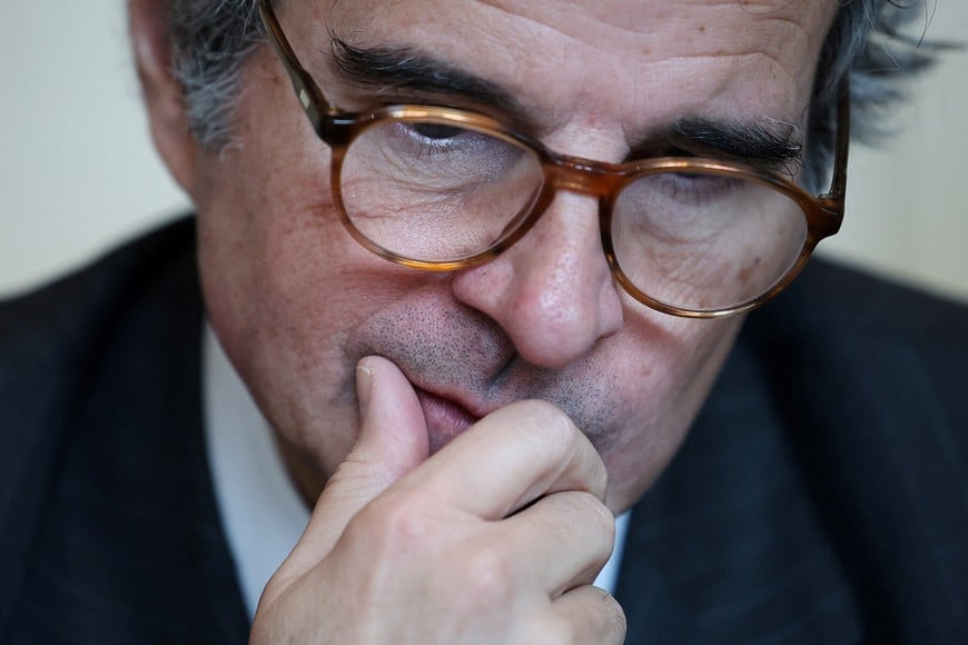 Director General of the International Atomic Energy Agency (IAEA) Rafael Grossi pauses while speaking during a press conference in Seoul, South Korea, April 15, 2026.   REUTERS/Kim Hong-Ji/Pool