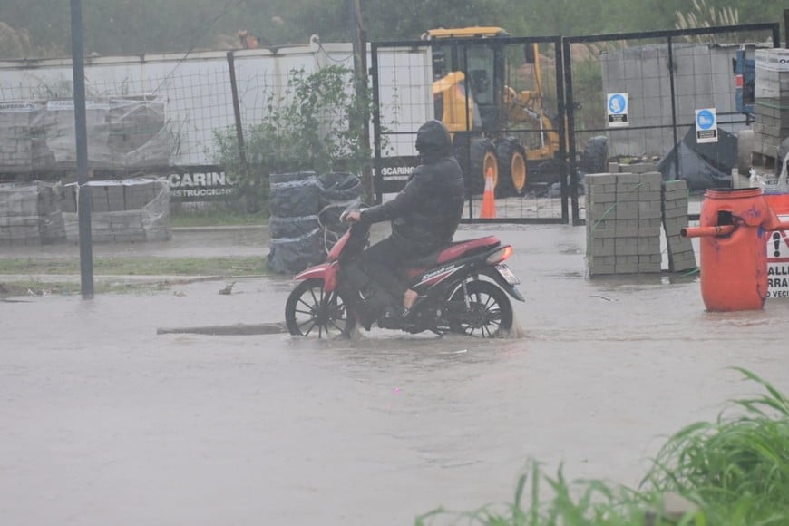 El tránsito se vio afectado por las precipitaciones. Crédito: Flavio Raina