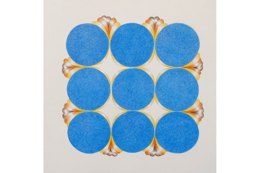 Mauge Suarez, "bLUE bRAIN", 2025. Foto: Gentileza Rosa Galisteo