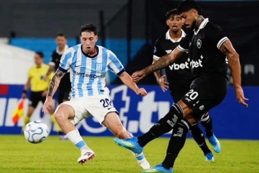 Racing cayó 3-2 ante Botafogo en el Cilindro por la segunda fecha de la Copa Sudamericana.