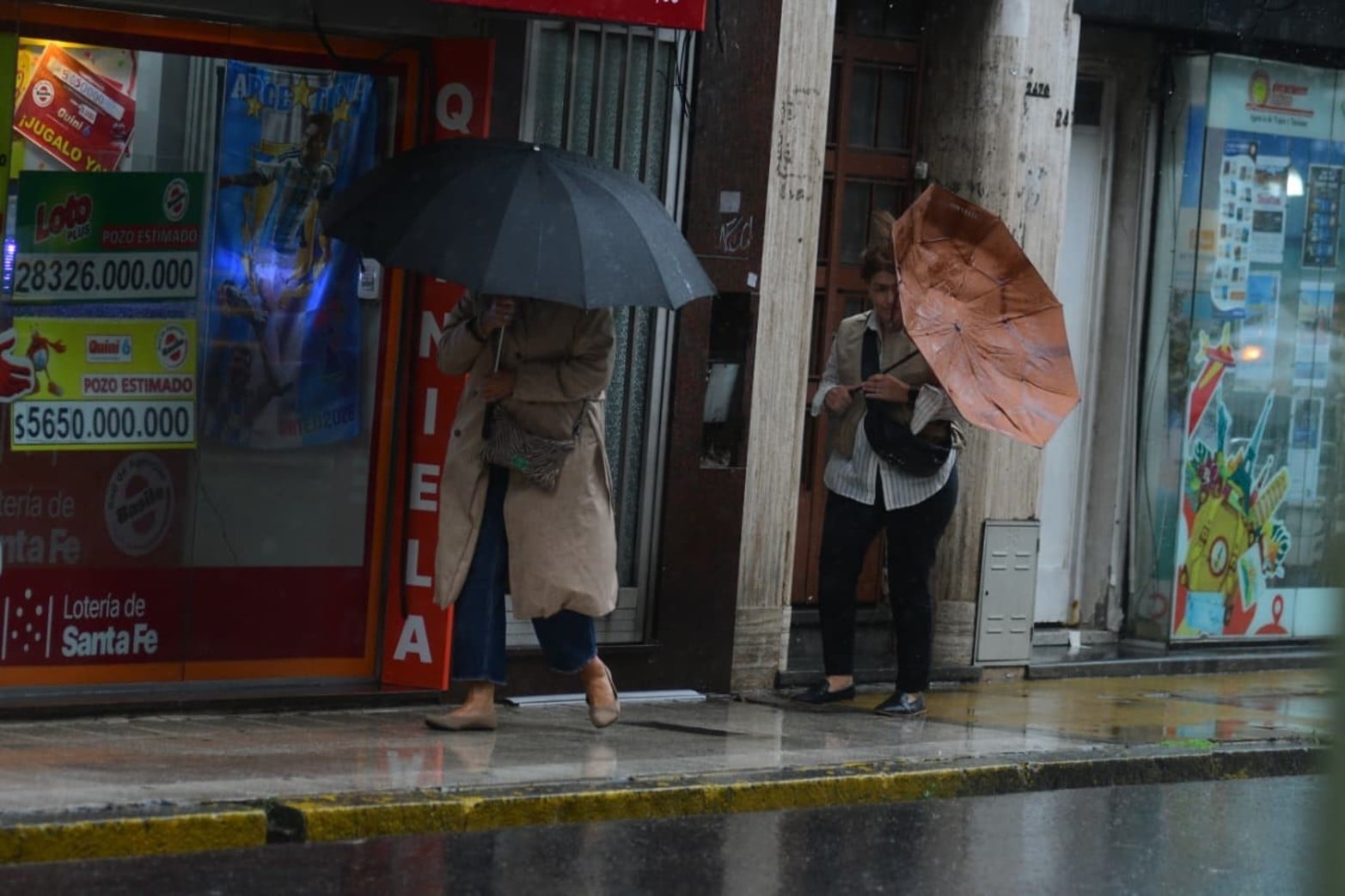 Tormenta en Santa Fe. Créditos: Guillermo Di Salvatore