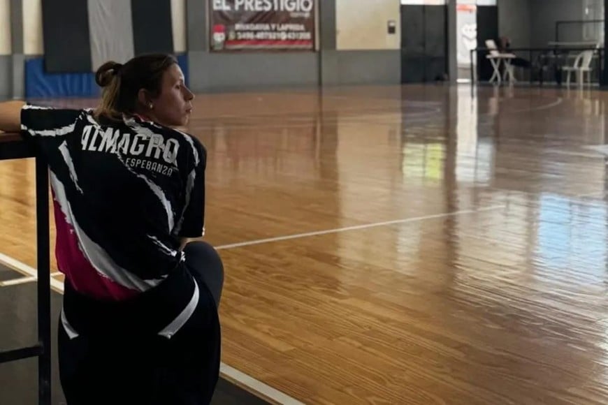 Gimena está convencida de que el básquet formativo no es para conseguir resultados, sino para formar personas