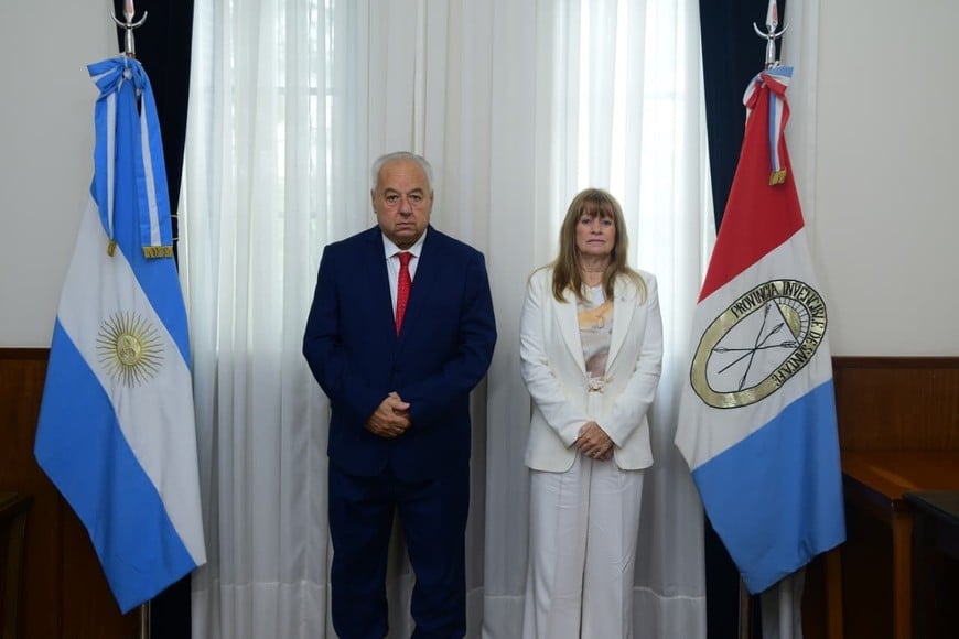 Emilia María Valle y Rafael Gutiérrez brindaron detalles sobre el encuentro de Jufejus. Crédito: Guillermo Di Salvatore.