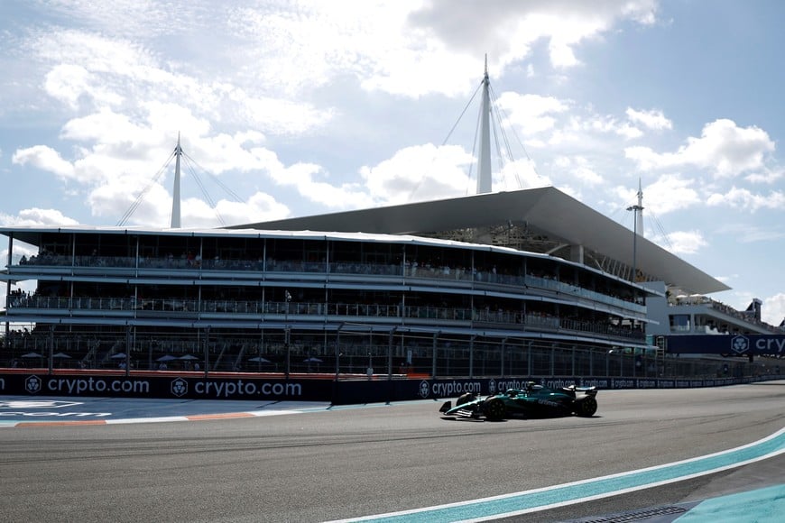 Formula One F1 - Miami Grand Prix - Miami International Autodrome, Miami, Florida, United States - May 2, 2025
Aston Martin's Fernando Alonso during sprint qualifying REUTERS/Marco Bello