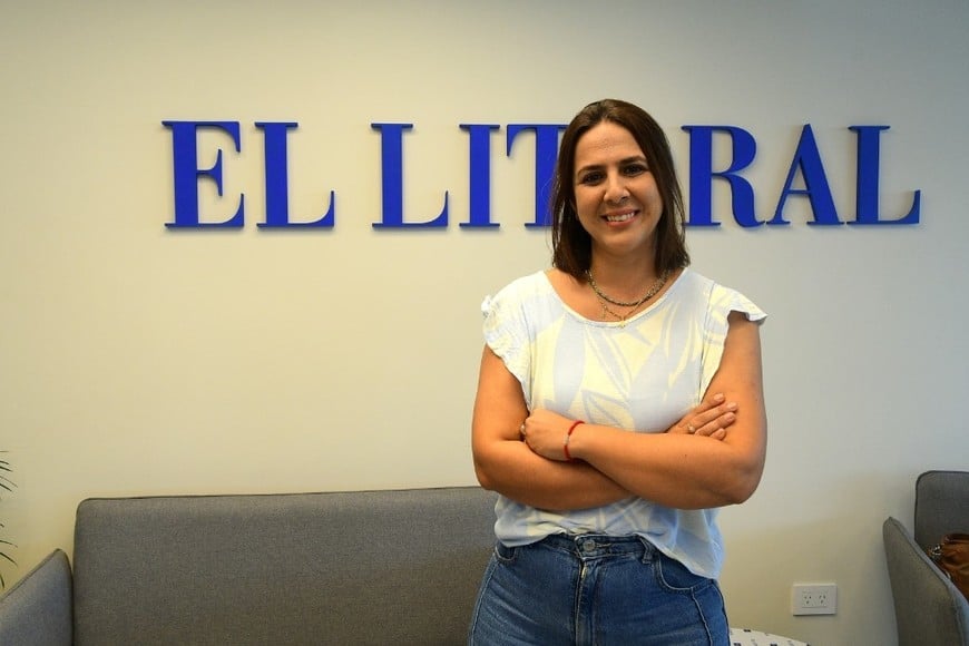 Gisela Muñoz García dialogó con CyD Litoral. Crédito: Guillermo Di Salvatore.