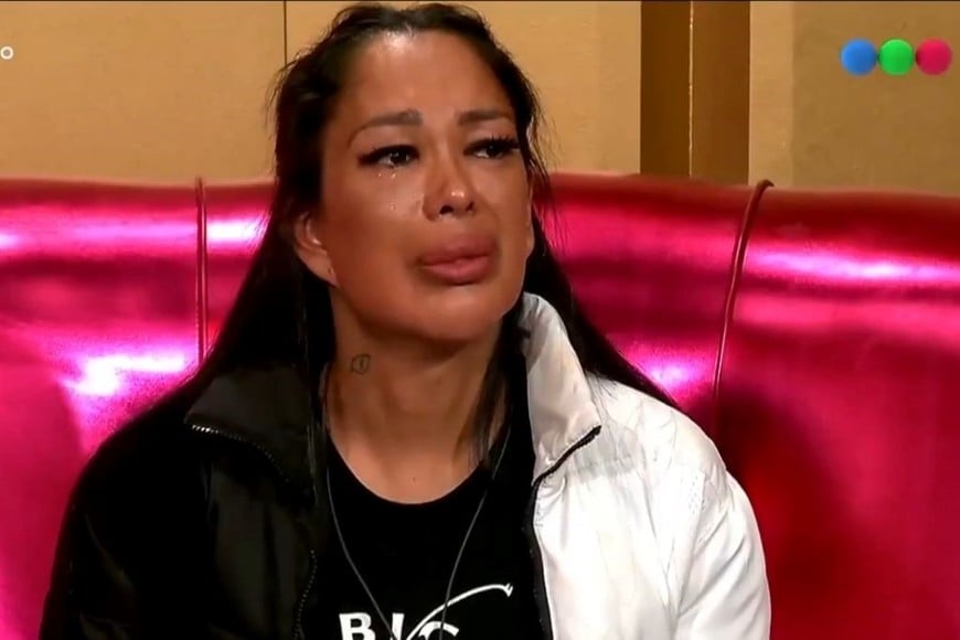 La Maciel no pudo ocultar su angustia