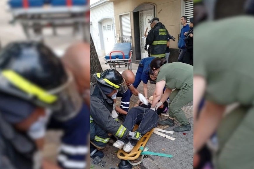 choque y rescate Francia 3000