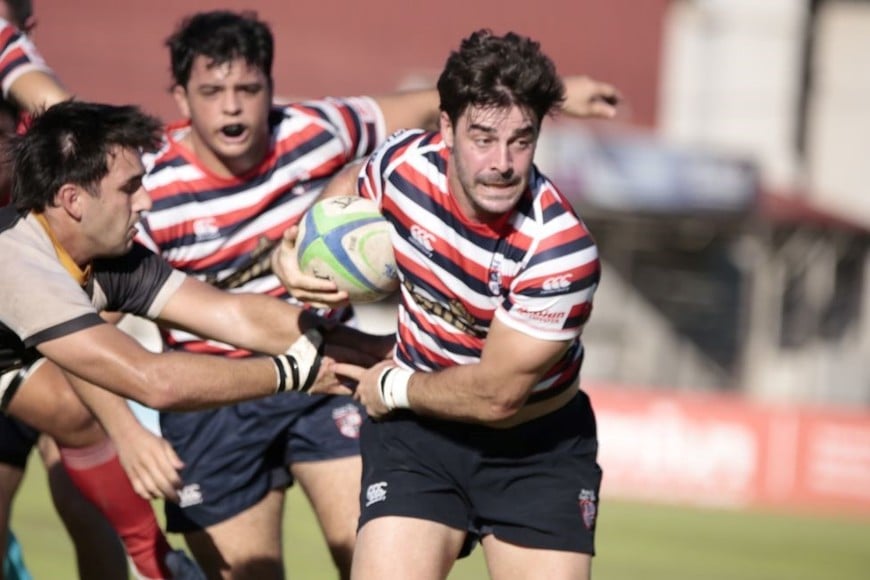 Agustín Foradini, autor de uno de los tries de SFRC. Foto: José Caputto.