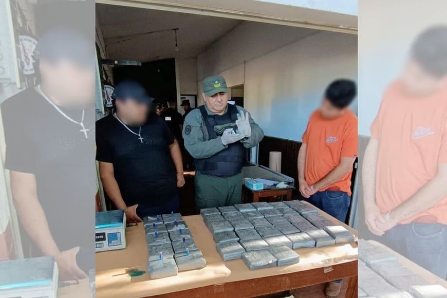 El operativo fue realizado por efectivos del Escuadrón 54 “Aguaray”.