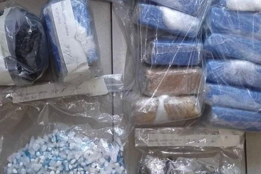 secuestro marihuana y cocaína Rosario