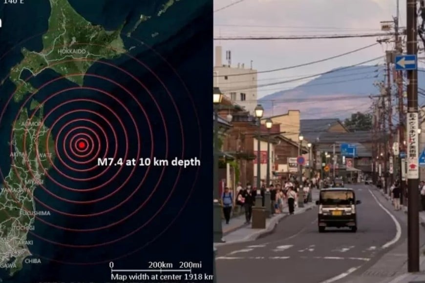 El sismo, de magnitud superior a 7