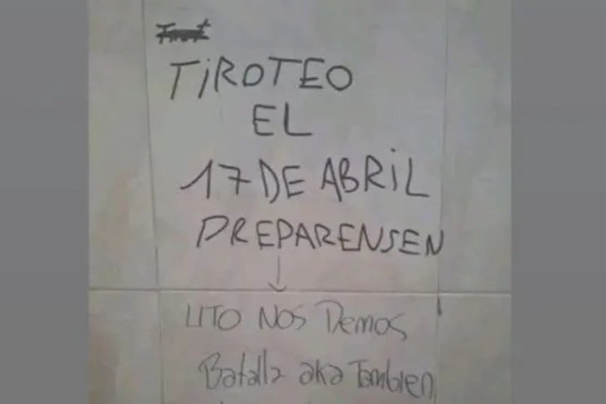 En la última semana aparecieron diversas amenazas en escuelas de Santa Fe y del país. Foto: Gentileza