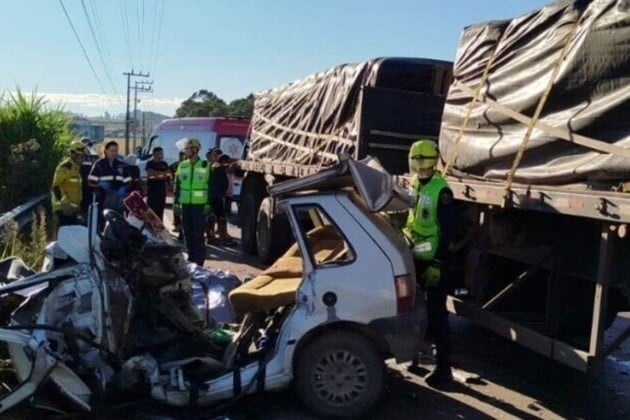 El accidente tuvo lugar sobre la ruta estadual SC-110, en inmediaciones de la localidad de Ituporanga.