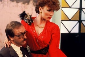 Brandoni y Betiana Blum en “Esperando la carroza”. Foto: Rosafrey