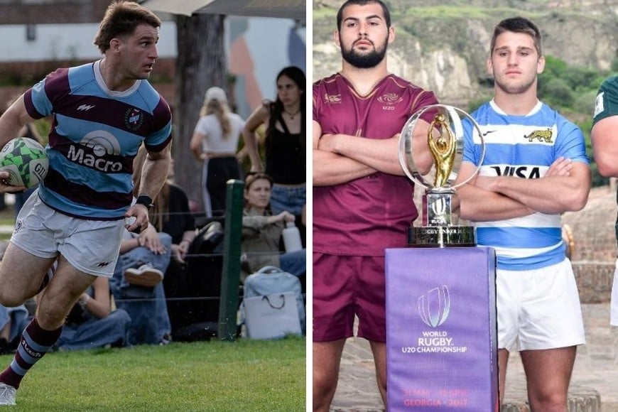 Tomás Malanos es el actual capitán de Atlético del Rosario y en 2017 también "llevó la cinta" de Los Pumitas. Ahora, en un principio, estará por dos semanas en Capibaras. Foto: Gentileza.