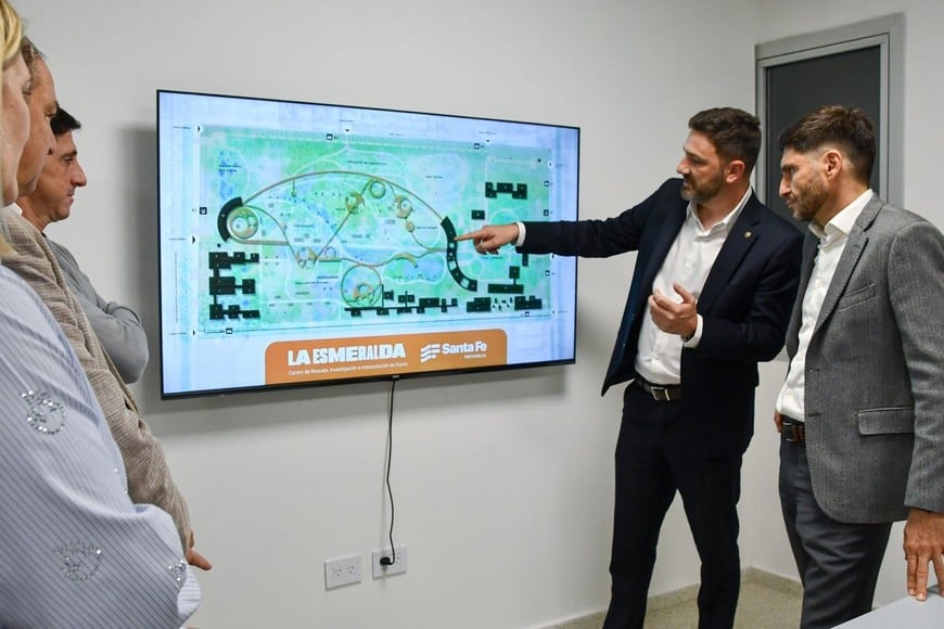 Pullaro en La Esmeralda: "En tiempos de no inversión, esta obra en Santa Fe es revolucionaria"