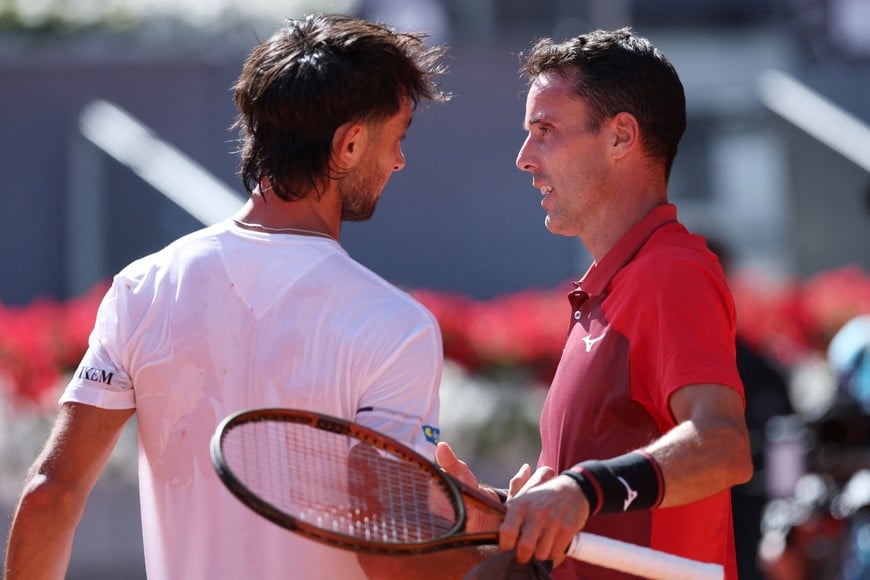 Tennis - Madrid Open - Park Manzanares, Madrid, Spain - April 22, 2026
Spain's Roberto Bautista Agut after losing his round of 128 match against Argentina's Thiago Agustin Tirante REUTERS/Isabel Infantes