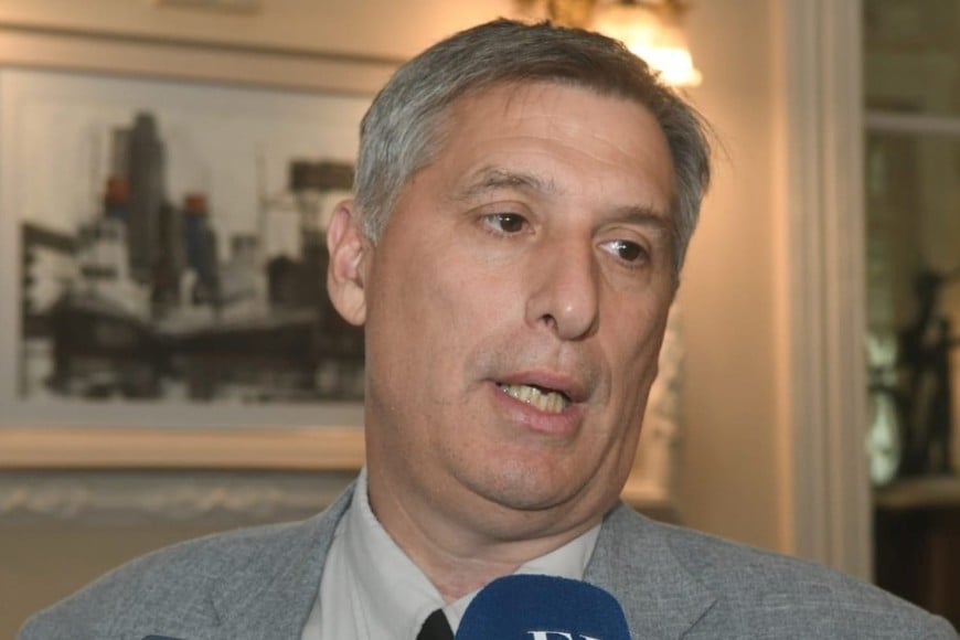 El ministro de Economía de Santa Fe, Pablo Olivares. Crédito: Carolina Niklison