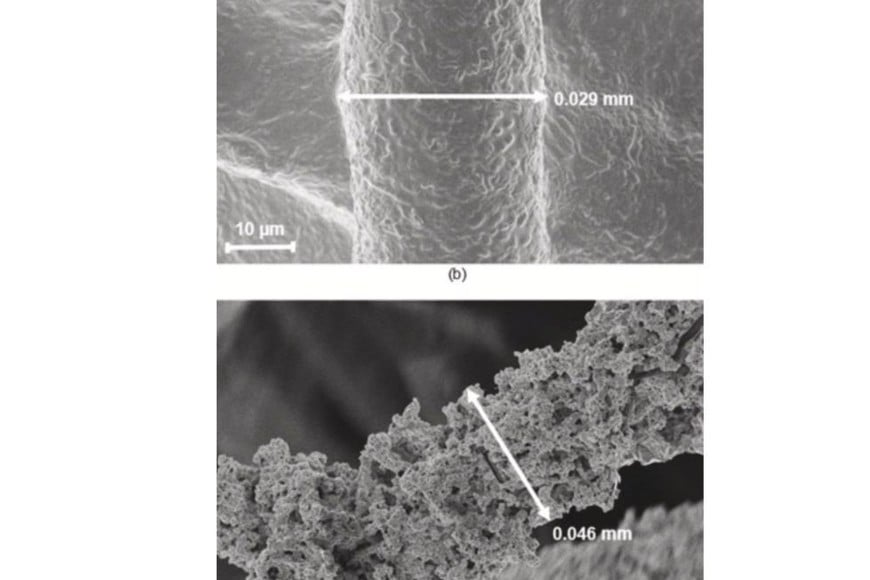 Los microorganismos actúan generando "calcita" para sellar el hormigón desde adentro. Foto: Gentileza