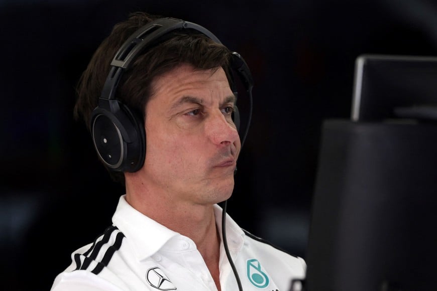 Formula One F1 - Austrian Grand Prix - Red Bull Ring, Spielberg, Austria - June 27, 2025
Mercedes team principal Toto Wolff during practice REUTERS/Gintare Karpaviciute