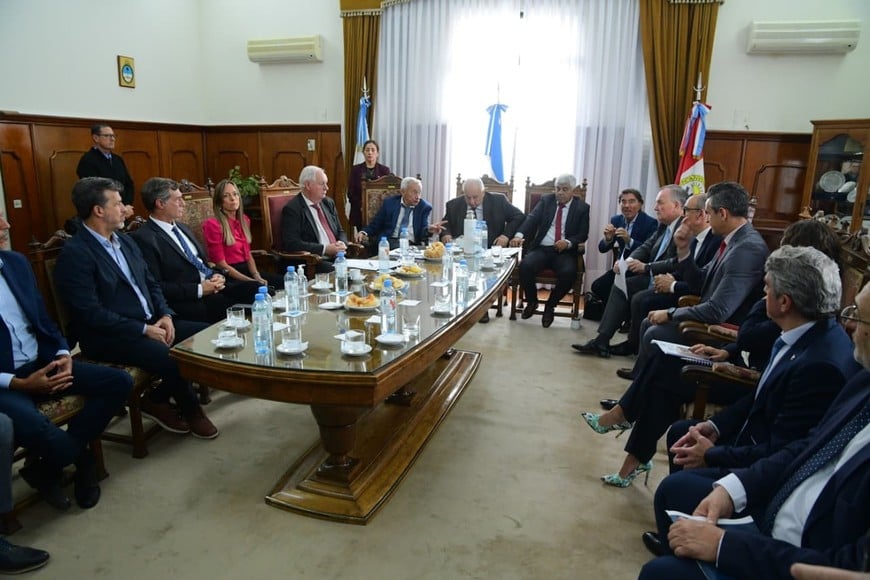 Senadores con la corte suprema de justicia fotos. Foto:  Guillermo Di Salvatore