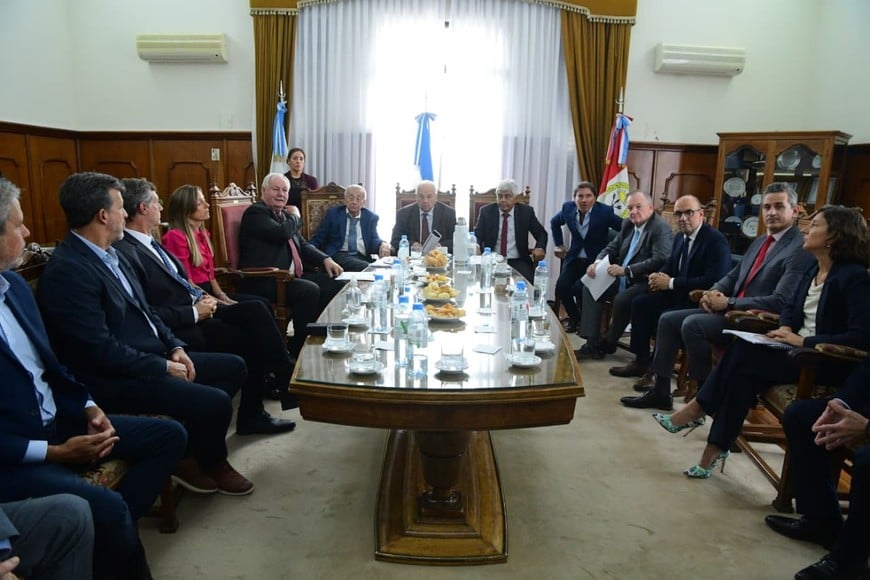 Senadores con la corte suprema de justicia fotos. Foto:  Guillermo Di Salvatore