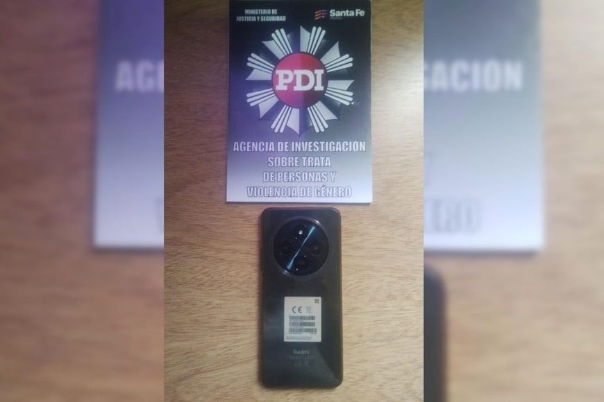 Secuestro de celular en una causa por abuso sexual en Pilar. Foto: Gentileza