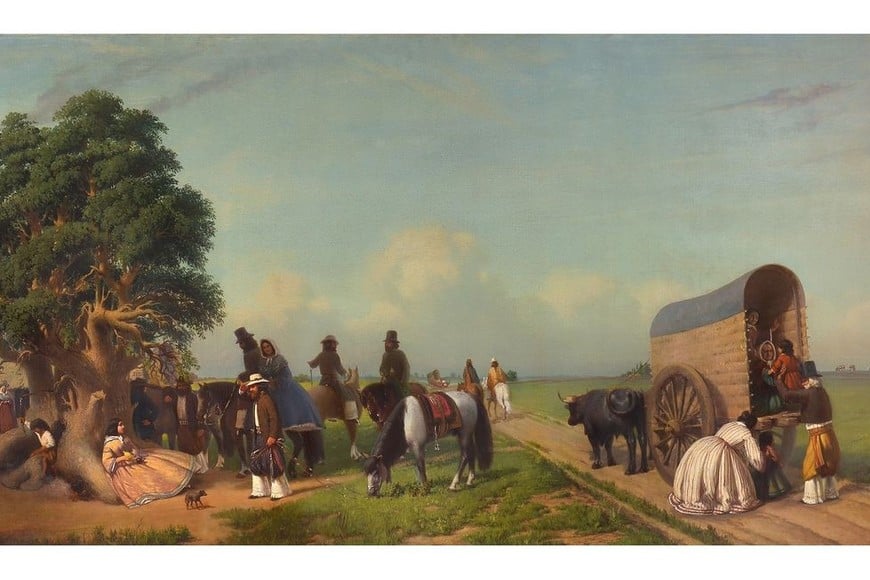 "Un alto en el campo" de Pueyrredón. Foto: Museo Nacional de Bellas Artes