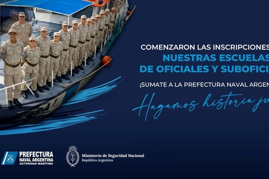 Prefectura Naval Argentina inscripciones abiertas