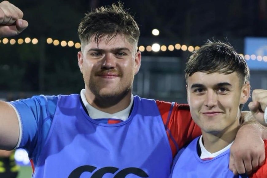 Martín Vaca y Juan Pablo Baronio seguramente serán titulares en Brasil. Foto: Prensa Capibaras XV.