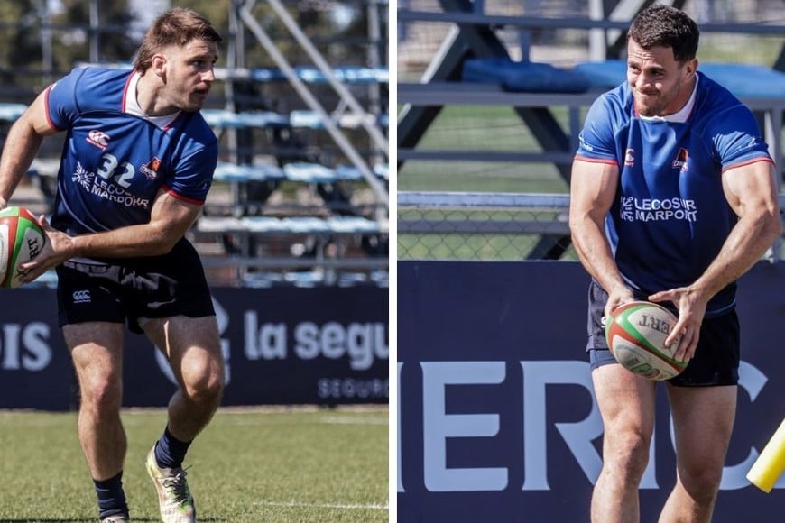Tomás Malanos y Emiliano Boffelli. Fotos: Prensa Capibaras XV.