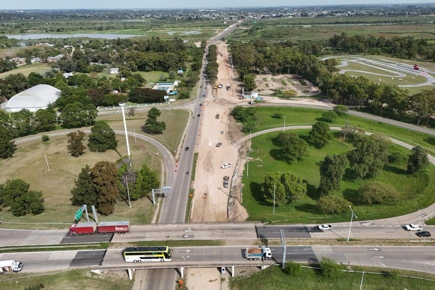 Vista de las obras en la cabecera santafesina. Fernando Nicola.
