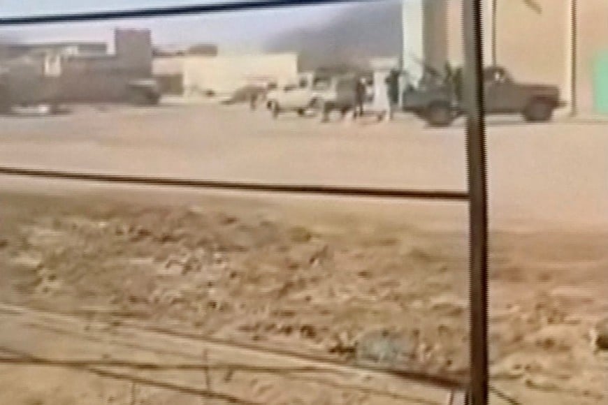 Smoke rises as armed members of an unidentified group gather in Kidal, Mali, in this screen grab obtained from a social media released on April 25, 2026. Mohamed Elmaouloud Ramadane/via REUTERS  THIS IMAGE HAS BEEN SUPPLIED BY A THIRD PARTY. MANDATORY CREDIT. NO RESALES. NO ARCHIVES. NEWS USE ONLY.
VERIFICATION: - 
-Buildings, mosque, road layout and roadside infrastructure match satellite and file imagery.
-Date not verified but no older versions of the videos were found posted online before April 25, 2026.
-Mali's army said on April 25 that unidentified groups attacked several locations.
-Spokesperson for the Azawad Liberation Front (FLA) said its forces had taken control of positions in Kidal on April 25.