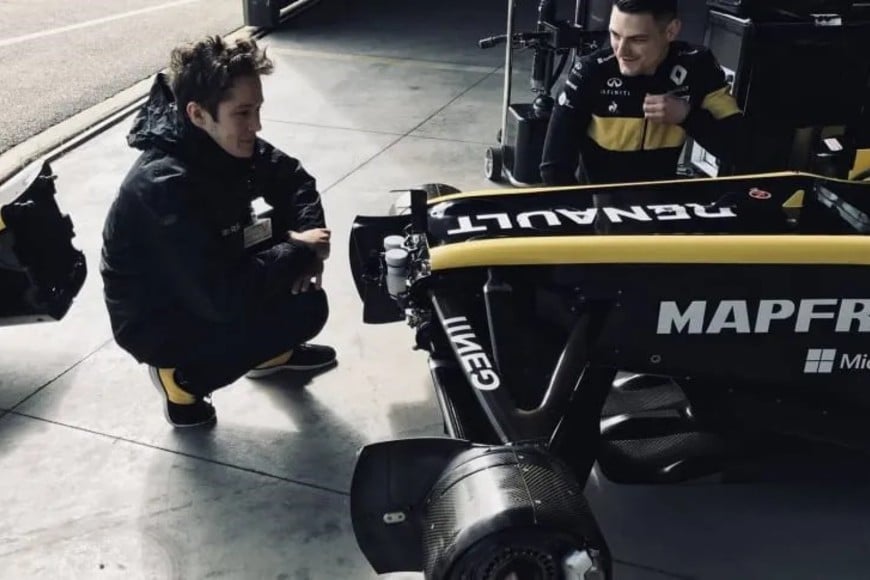 “Es una nave espacial, ese motor V8 hace un ruido impresionante”, recuerda con alegría. Foto: Gentileza TyC Sports