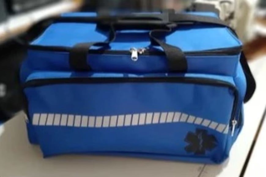 El elemento robado fue un bolso azul, denominado “de vía aérea” en la jerga médica.