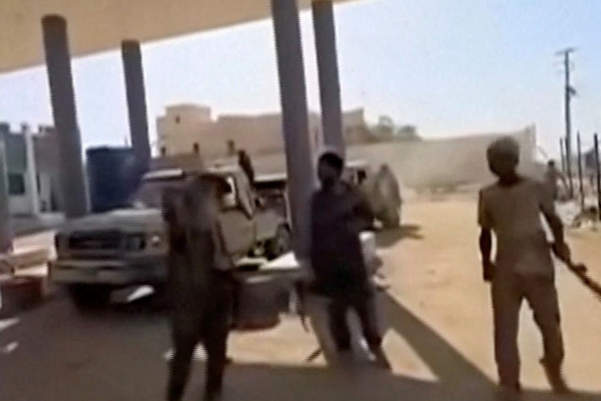 Armed members of an unidentified group gather in Kidal, Mali, in this screen grab obtained from a social media released on April 25, 2026. Mohamed Elmaouloud Ramadane/via REUTERS  THIS IMAGE HAS BEEN SUPPLIED BY A THIRD PARTY. MANDATORY CREDIT. NO RESALES. NO ARCHIVES. NEWS USE ONLY.
VERIFICATION: - 
-Buildings, mosque, road layout and roadside infrastructure match satellite and file imagery.
-Date not verified but no older versions of the videos were found posted online before April 25, 2026.
-Mali's army said on April 25 that unidentified groups attacked several locations.
-Spokesperson for the Azawad Liberation Front (FLA) said its forces had taken control of positions in Kidal on April 25.