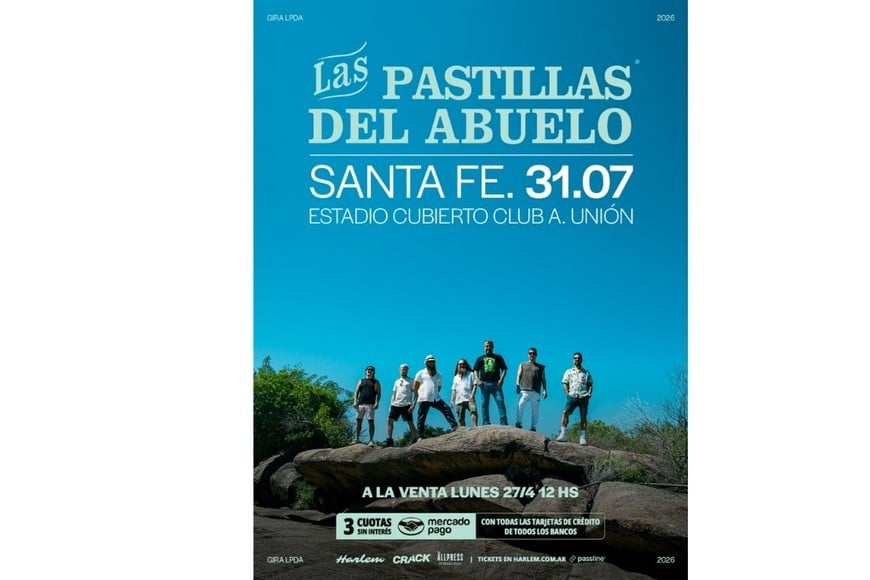 El recital se realizará en el estadio cubierto del Club Unión.