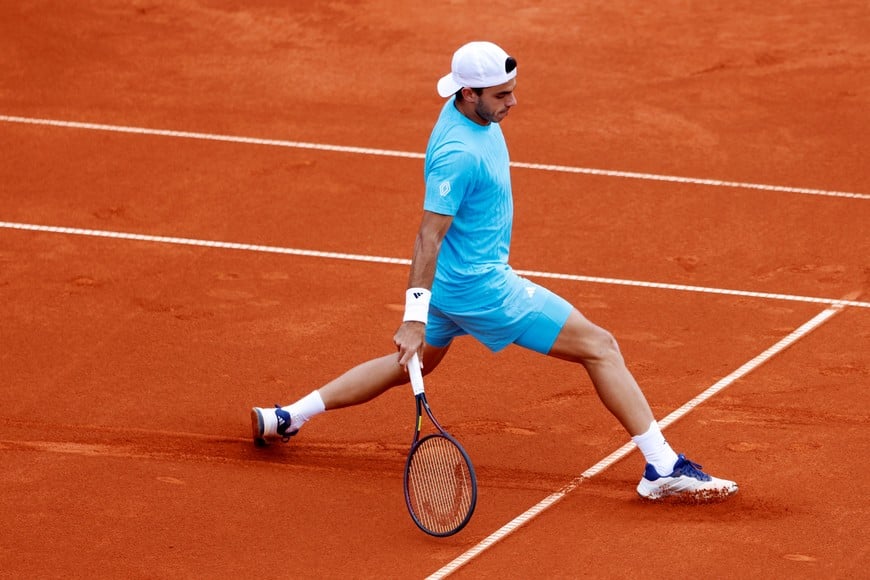 Tennis - ATP 500 - Munich Open - MTTC Iphitos, Munich, Germany - April 16, 2026
Argentina's Francisco Cerundolo in action during his round of 16 match against Netherlands' Botic van de Zandschulp REUTERS/Michaela Stache