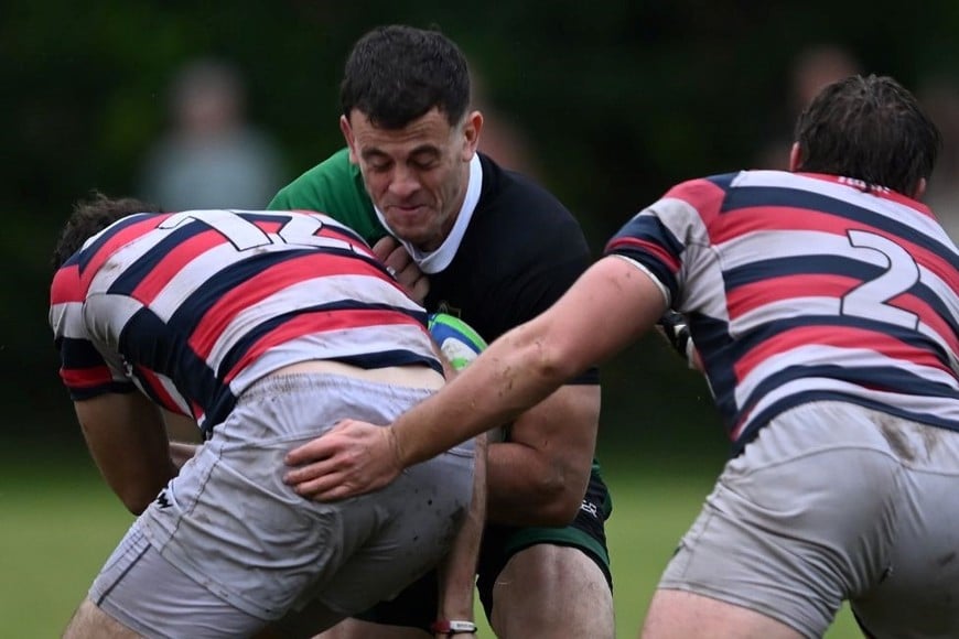 Emiliano Boffelli sigue sumando minutos y ahora un try en Duendes. Foto: Lucía Ríos/Despues del Try.
