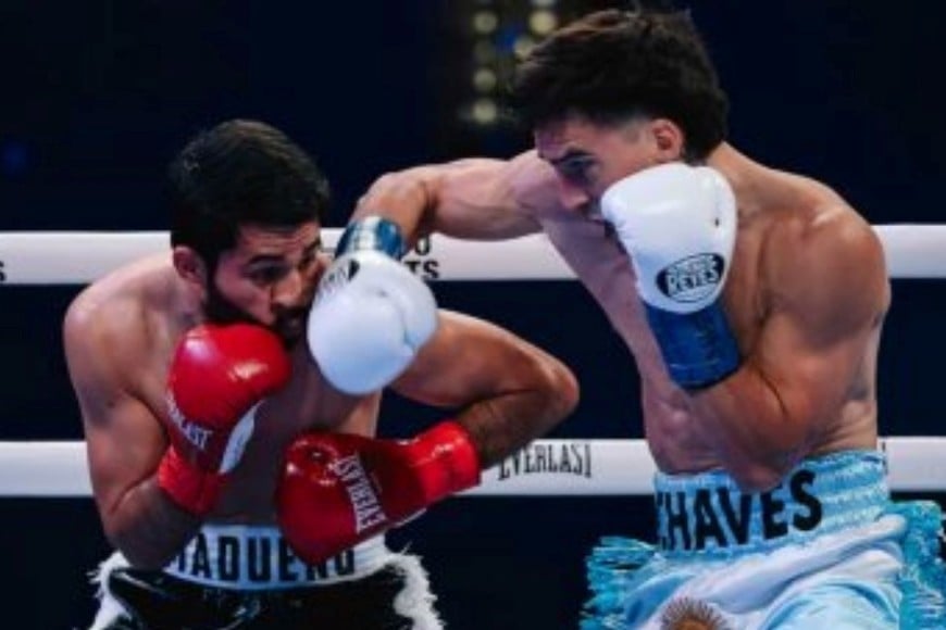 El combate, correspondiente a la categoría ligero