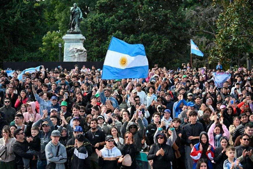 Gran afluencia de público en Palermo.