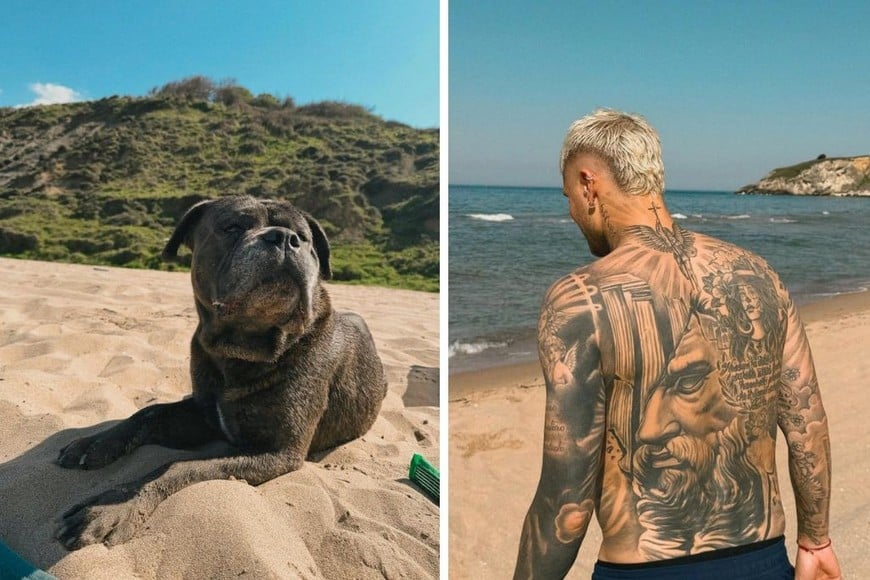 El delantero aprovechó un descanso tras el triunfo del Galatasaray.